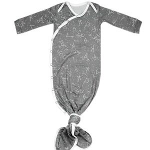 Copper pearl knotted gown